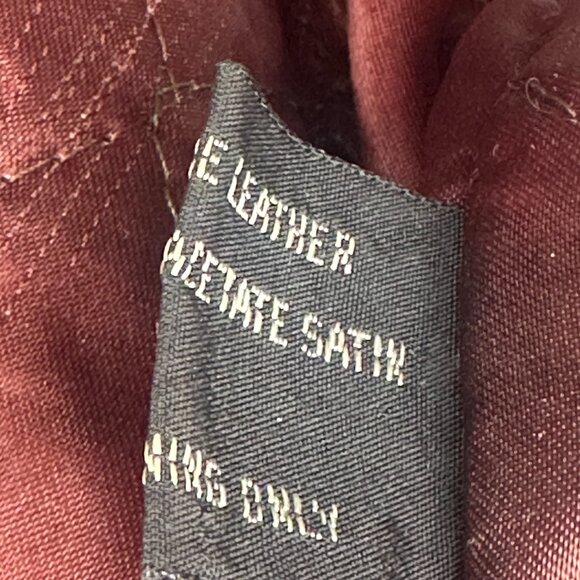 Brown Leather Vintage Bomber - Picture 6 of 11